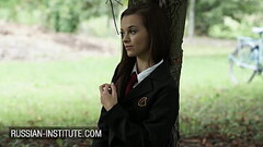 Lea Guerlin has a quick ride with the janitor Thumb