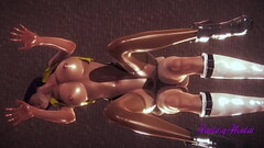 Cowboy Bebop Hentai 3D - Faye Valentine blowjob with cum in her mouth and fucking her pussy with cre Thumb