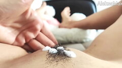 Stepmom Masturbates Hairy Wet Pussy Thumb