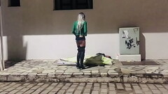 ORADOR DE RUA METENDO NO CUZINHO DA SAFADA NO MEIO DA RUA Thumb