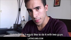 LatinCums.com - Twink Latin Boy &amp_ Three Strangers From App Have Orgy For Cash Thumb