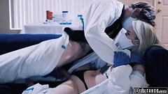 Blonde fucking her bf in protective gear Thumb