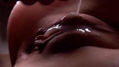 Slow motion blowjob, doggystyle and missionary close up - Double cumshot Thumb