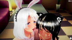 Black and white [3D Hentai, 4K, 60FPS, Uncensored] Thumb