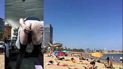 Travesti mostrando culo en tanga Thumb