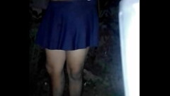 Mostrando mis panties de mi prima y seduciendome Thumb