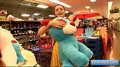 Young hot brunette amateur Kylie fingering her pussy in public places and masturbate in the car Thumb