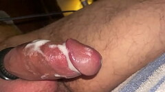 After a huge Edging session , my cock is covered in Horniness Thumb