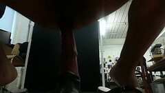 First attempt at Chance Unflared, Bad Dragon Dildo Thumb