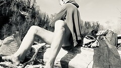 chubby nudist with tiny dick and a beer Thumb