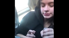 Lesbian bestfriend sucks my cock til I cum Thumb