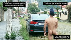 MARRENTO BATENDO PUNHETA NA RUA PELADO EM PLENO DIA Thumb