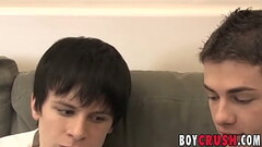 Twinks Adrian Scott and Keith Conner cum after blowing dicks Thumb