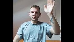 He measured his cock Thumb