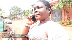 Short hair ebony visits a sex instructor Thumb