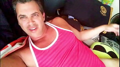 Tricked Cory Bernstein CorytheModel to Masturbate Big Cock, Finger Big Ass, and Eat Cum in Leaked Ma Thumb