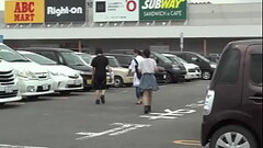 Play with a cock in the parking lot of a shopping center Thumb