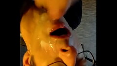Getting my friend&rsquo_s big load all over my face Thumb