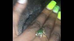 Rubbing Wet Pussy Thumb