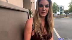 Dirty blonde bombshell gives up her sexy MILF ass to a horny stud Thumb