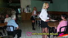 3 anal maids fucked at restaurant Thumb