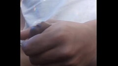 Jerking off 5 inches Thumb