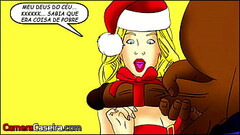 Patricinha ganhou a Rola Negra de Presente de Natal, do Porteiro do Pr&eacute_dio Thumb