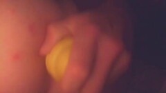 Amateur femboy fucks ass with dildo Thumb