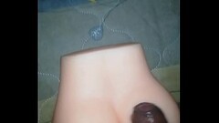 Probando mi juguete de silicona big ass Thumb