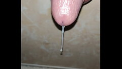 Milking a prostate Dildo in the bathroom Thumb
