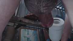 Close up cum in shed Thumb