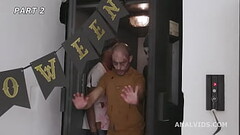 Halloween gets Spooky! Anna de Ville &amp_ Eveline Dellai turn into Zombies and make big mess GIO163 Thumb