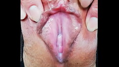 Dripping wet Pussy. Crotchless Pantie Thumb