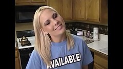 Beautiful blonde babe takes cock deep in her throat Thumb