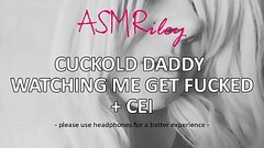 EroticAudio - ASMR Cuckold watching me get fucked, CEI, Clean Up Thumb