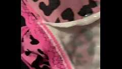 Soaked My Roommates Panties With Cum Thumb