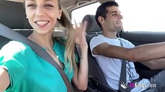 They celebrate the end of confinement by having a great public fuck Thumb