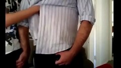 Sucking a neighbor'_s cock and he cums on my face Thumb