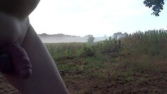 4 girls only: Azginim1 - Public naked walk, masturbation and fucking a bench @Belgium Tessenderlo Za Thumb