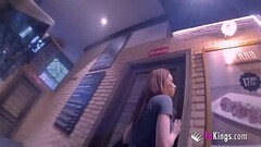 She came from Barcelona to b enjoy and lick Adrian'_s cock in public Thumb