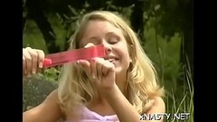 Venus gets her favorite sextoy out to play Thumb
