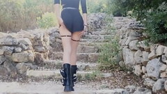 Real amateur fuck outdoor Thumb