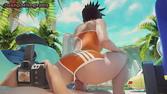 Tracer It is recorded while fucking Overwatch Thumb