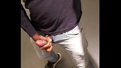 Indian guy jerking with his huge hung dick Thumb