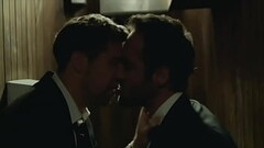 Alex DImitriades and Patrick Brammall gay kiss from movie Ruben Guthrie | GAYLAVIDA.COM Thumb