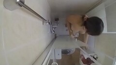 Spying Nika in the shower. She has an amazing body! Thumb
