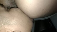 Latina bending over late night in the back seat Thumb