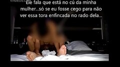 Dupla penetra&ccedil_&atilde_o com o corno e o comedor Thumb