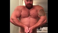 Big Dick Bodybuilder Naked Flexing Posing Hung Thumb