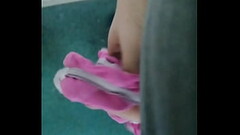 Wanking over my real '_s dirty panties Thumb